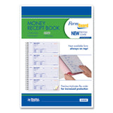 Rediform® Money Receipt Book, FormGuard Cover, Three-Part Carbonless, 7 x 2.75, 4 Forms/Sheet, 100 Forms Total (RED8L808R) Each