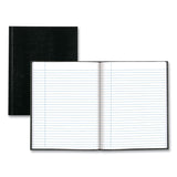 Blueline® Executive Notebook, 1-Subject, Medium/College Rule, Black Cover, (150) 9.25 x 7.25 Sheets (REDA7BLK) Each