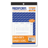 Rediform® Driver's Daily Log Book, Two-Part Carbonless, 8.75 x 5.38, 31 Forms Total (REDS5031NCL) Each
