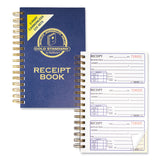 Rediform® Gold Standard Money Receipt Book, Two-Part Carbonless, 5 x 2.75, 3 Forms/Sheet, 225 Forms Total (RED8L829) Each