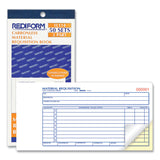 Rediform® Material Requisition Book, Two-Part Carbonless, 7.88 x 4.25, 50 Forms Total (RED1L114) Each