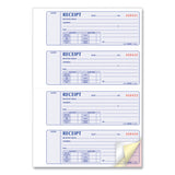Rediform® Money Receipt Book, Softcover, Three-Part Carbonless, 7 x 2.75, 4 Forms/Sheet, 100 Forms Total (RED8L808) Each