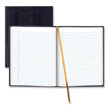 Blueline® Executive Notebook with Ribbon Bookmark, 1-Subject, Medium/College Rule, Blue Cover, (75) 11 x 8.5 Sheets (REDA1082)