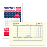 Rediform® Daily Employee Time Cards, Two Sides, 4.25 x 7, 100/Pad (RED4K406) Pad of 100