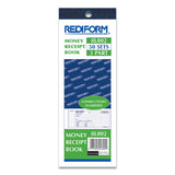 Rediform® Receipt Book, Three-Part Carbonless, 7 x 2.75, 4 Forms/Sheet, 50 Forms Total (RED8L802) Each