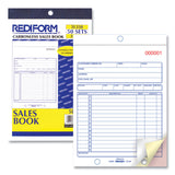 Rediform® Sales Book, 15 Lines, Three-Part Carbonless, 5.5 x 7.88, 50 Forms Total (RED5L350) Each