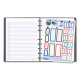 Blueline® NotePro Notebook, 1-Subject, Narrow Rule, Black Cover, (75) 9.25 x 7.25 Sheets (REDA7150BLK) Each