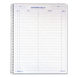 Rediform® Wirebound Call Register, One-Part (No Copies), 11 x 8.5, 100 Forms Total (RED50111) Each