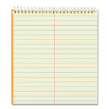 National® Standard Spiral Steno Pad, Gregg Rule, Brown Cover, 60 Eye-Ease Green 6 x 9 Sheets (RED36646) Each