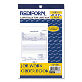 Rediform® Job Work Order Book, Two-Part Carbonless, 5.5 x 8.5, 50 Forms Total (RED4L456) Each