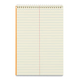 National® Standard Spiral Steno Pad, Gregg Rule, Brown Cover, 80 Eye-Ease Green 6 x 9 Sheets (RED36746) Each