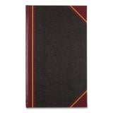 National® Texthide Record Book, 1-Subject, Medium/College Rule, Black/Burgundy Cover, (500) 14 x 8.5 Sheets (RED57151) Each