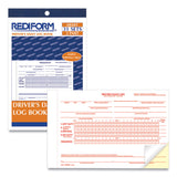 Rediform® Driver's Daily Log Book with Daily Record and Hours Summary, Two-Part Carbonless, 7.88 x 5.5, 31 Forms Total (RED6K681) Each