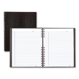 Blueline® NotePro Notebook, 1-Subject, Medium/College Rule, Black Cover, (100) 11 x 8.5 Sheets (REDA10200BLK) Each