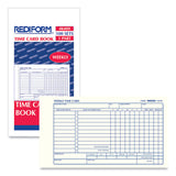 Rediform® Weekly Employee Time Cards, One Side, 4.25 x 7, 100/Pad (RED4K409) Pad of 100