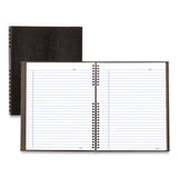 Blueline® NotePro Notebook, 1-Subject, Medium/College Rule, Black Cover, (75) 11 x 8.5 Sheets (REDA10150BLK) Each