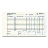 Rediform® Weekly Employee Time Cards, One Side, 4.25 x 7, 100/Pad (RED4K409) Pad of 100