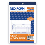 Rediform® Credit Memo Book, Three-Part Carbonless, 5.5 x 7.88, 50 Forms Total (RED7L787) Each