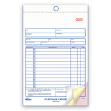 Rediform® Purchase Order Book, 12 Lines, Three-Part Carbonless, 5.5 x 7.88, 50 Forms Total (RED1L141) Each