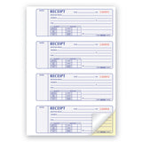 Rediform® Receipt Book, Two-Part Carbonless, 7 x 2.75, 4 Forms/Sheet, 400 Forms Total (RED8L816) Each