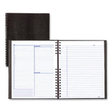 NotePro Undated Daily Planner, 10.75 x 8.5, Black Cover, Undated (REDA30C81) Each