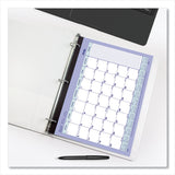 Brownline® Academic 13-Month Binder-Insertable Desk Pad Calendar, 11 x 8.5, White/Blue/Green Sheets, 13-Month: July 2025 to July 2026 (REDCA181721) Each