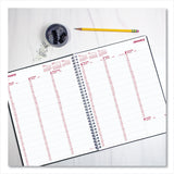 Brownline® DuraFlex Weekly Planner, 11 x 8.5, Black Cover, 12-Month (Jan to Dec): 2026 (REDCB950VBLK) Each