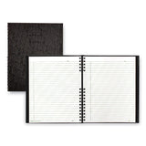 Blueline® EcoLogix NotePro Executive Notebook, 1-Subject, Medium/College Rule, Black Cover, (100) 11 x 8.5 Sheets (REDA10200EBLK) Each