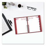 Brownline® CoilPro Ruled Daily Planner, 8.25 x 5.75, Red Cover, 12-Month (Jan to Dec): 2026 (REDCB389CRED) Each