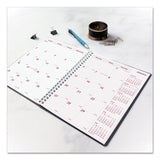 Brownline® DuraFlex 14-Month Planner, 8.88 x 7.13, Black Cover, 14-Month: Dec 2025 to Jan 2027 (REDCB1200VBLK) Each
