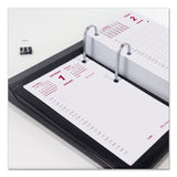 Brownline® Daily Calendar Pad Refill, 6 x 3.5, White/Burgundy/Gray Sheets, 12-Month (Jan to Dec): 2026 (REDC2R) Each
