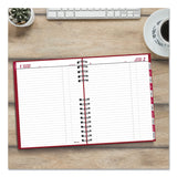 Brownline® CoilPro Daily Planner, 10 x 7.88, Red Cover, 12-Month (Jan to Dec): 2026 (REDC550CRED)