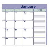 Blueline® Monthly Desk Pad Calendar, 21.25 x 16, White/Blue/Green Sheets, Black Binding, Black Corners, 12-Month (Jan to Dec): 2026 (REDC181731) Each