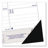 Blueline® DuraGlobe Academic Desk Pad Calendar, 22 x 17, White/Blue/Gray Sheets, Black Headband, 13-Month: July 2025 to July 2026 (REDCA177227) Each