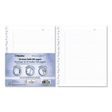 Blueline® MiracleBind Ruled Paper Refill Sheets for all MiracleBind Notebooks and Planners, 11 x 9.06, White/Blue Sheets, Undated (REDAFR11050R) 25 Sheets