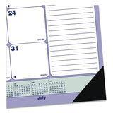 Blueline® Academic 13-Month Desk Pad Calendar, 21.25 x 16, White/Blue/Green Sheets, Black Headband, 13-Month: July 2025 to July 2026 (REDCA181731) Each