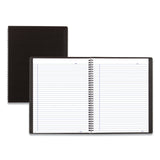 Blueline® Duraflex Poly Notebook, 1-Subject, Medium/College Rule, Black Cover, (80) 11 x 8.5 Sheets (REDB4181) Each