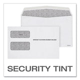 TOPS™ 1099 Double Window Envelope, Commercial Flap, Gummed Closure, 5.63 x 9, White, 24/Pack (TOP22222) Pack of 24