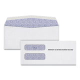 TOPS™ 1099 Double Window Envelope, Commercial Flap, Gummed Closure, 3.75 x 8.75, White, 24/Pack (TOP22223) Pack of 24