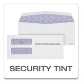 TOPS™ 1099 Double Window Envelope, Commercial Flap, Gummed Closure, 3.75 x 8.75, White, 24/Pack (TOP22223) Pack of 24