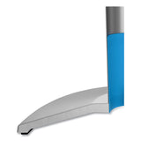 Tatco Adjusta-Tape Crowd Control Stanchion Base Only, Polished Aluminum, 14" Diameter, Silver, 2/Box (TCO11501) Case of 2