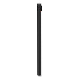 Tatco Adjusta-Tape Crowd Control Posts Only, Steel, 40" High, Black, 2/Box (TCO11611) Case of 2