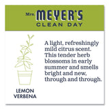 Mrs. Meyer's® Clean Day Liquid Hand Soap Refill, Lemon Verbena Scent, 33 oz (SJN373219EA) Each
