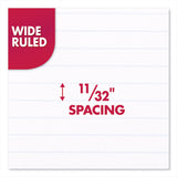 Mead® Spiral Notebook, 3-Hole Punched, 1-Subject, Wide/Legal Rule, Randomly Assorted Cover Color, (70) 10.5 x 7.5 Sheets (MEA05510) Each