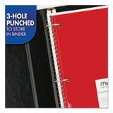Mead® Spiral Notebook, 1-Subject, Medium/College Rule, Assorted Cover Colors, (70) 10.5 x 8 Sheets, 6/Pack (MEA73065) Pack of 6