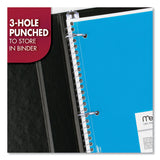 Mead® Spiral Notebook, 3-Hole Punched, 1-Subject, Wide/Legal Rule, Randomly Assorted Cover Color, (70) 10.5 x 7.5 Sheets (MEA05510) Each