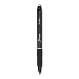 Sharpie® S-Gel™ S-Gel High-Performance Gel Pen, Retractable, Medium 0.7mm, Black Ink, Black Barrel, 36/Pack (SAN2096193) Pack of 36