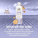 Mary Ruth's® Hair Growth Max Liposomal Dietary Supplement Vitamin E / B6 / Biotin 4 mg / 3 mg / 10,000 mcg Strength Liquid 15.22 oz. Almond Cookie Flavor (1271763_EA) 1/EA