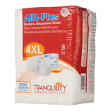 Tranquility® AIR-Plus™ Bariatric Unisex Adult Incontinence Brief 4 to 5X-Large Disposable Heavy Absorbency (763435_BG) 8/BG