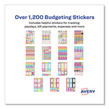 Avery® Budgeting Planner Stickers, Budget Theme, Assorted Colors, 1,224/Pack (AVE6788) Pack of 1224